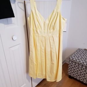 Yellow David's bridal dress